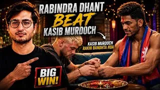 Thumbnail: Rabindra Dhant BEAT Kasib Murdoch 😱 | Road to UFC Season 5 | Nepal’s Biggest MMA Win! 🇳🇵