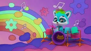 Thumbnail: 🦝द रकून बैंड | Episode 20 बाल्टी Bucket 🪣| Fun Songs, Music Box Magic & Musical Learning for Kid