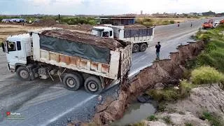 Thumbnail: Epic Wow Starting New !! Process​ Huge Land at Slope Lake​ ​Half Delete with OpRaToR DOzEr ShAnTui