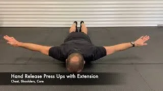 Thumbnail: Hand Release Press Ups with Extension