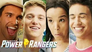Thumbnail: 'Bloopers & Outtakes' BTS on Set! | Power Rangers: Super Ninja Steel