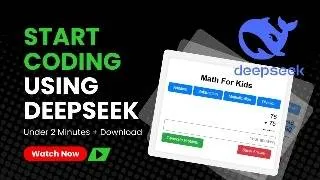 Thumbnail: Building an App with Deepseek R1 in Under 2 Minutes!