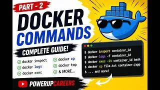 Thumbnail: Docker Advanced Commands Part 2 🔥 | Docker Tutorial | DevOps Tutorial