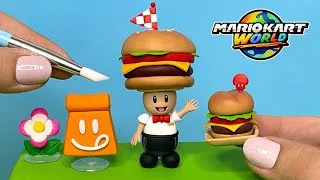 Thumbnail: Making Burger Bud Toad from Mario Kart World | Polymer Clay