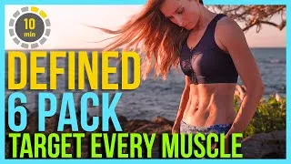 Thumbnail: CAN A WOMAN GET A SIX PACK // Target every single muscle in 10 minutes | Power Vistas