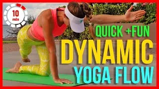 Thumbnail: YOGA FOR PEOPLE WHO THINK YOGA IS BORING // Dynamic 10 Minute Flow | Power Vistas