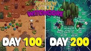 Thumbnail: 200 Days in a Whimsical Witchy Stardew Valley World
