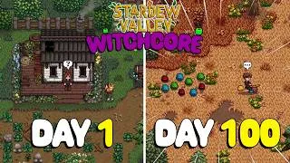 Thumbnail: 100 Days in a Whimsical Witchy Stardew Valley World