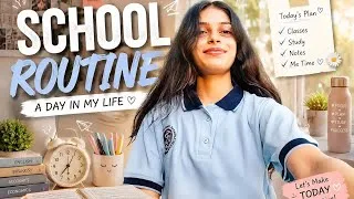 Thumbnail: My simple " school " Routine 😊💗
