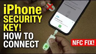 Thumbnail: How to Connect a Security Key to iPhone (Fix NFC Not Working!)