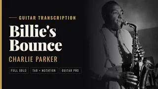 Thumbnail: Billie's Bounce - Charlie Parker | Jazz Guitar Solo Transcription (Full Video)