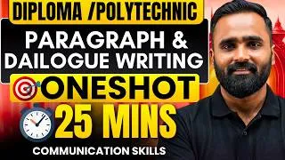Thumbnail: Paragraph and Dailogue Writing| Oneshot|Communication Skills | Diploma/Polytechnic |Pradeep Giri Sir