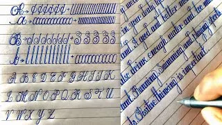 Thumbnail: Basic strokes of uppercase and small letters || Best technique for handwriting improvement ||