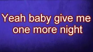 Thumbnail: Maroon 5 - One More Night (lyrics)