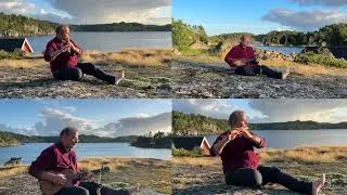 Thumbnail: Flute Relaxation by the Sea - Praful's Misterio in Norwegian sunset nature
