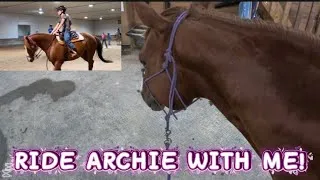 Thumbnail: COME RIDE ARCHIE WITH ME! | GoPro lesson vlog!