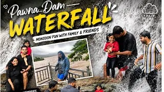 Thumbnail: Hidden Waterfall Near Pune! | Pawna Dam Monsoon Vlog with Family & Friends 🌧️💙 #viral #pawnalake 