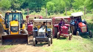 Thumbnail: JCB 3dx Xpert Loading Mud | Swaraj 855 Fe | Mahindra 275 Di | Eicher 485 | Brick Making Plant
