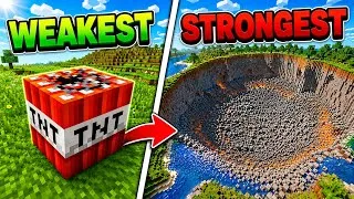 Thumbnail: Weakest Vs Strongest Minecraft TNT