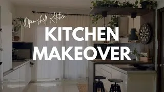 Thumbnail: Indian Kitchen makeover | Open Shelf Kitchen *budget friendly* | EXTREME TRANSFORMATION