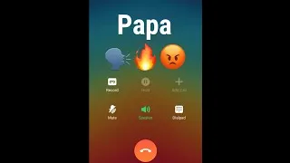 Thumbnail: Papa ❣️😘 Call prank 😂 | Duplicate Papa Ji Call Prank Audio 🤣🤬 | One Side Funny Call Prank🔥