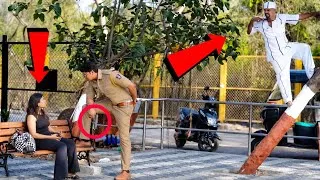 Thumbnail: Police Ban Kar Ladki Ko Pakda 😱 | Prank Gone Wrong// Sumit Cool Dubey 