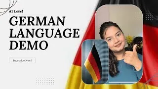 Thumbnail: GERMAN DEMO LECTURE | A1 LEVEL | ONLINE COURSE