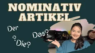 Thumbnail: NOMINATIV ARTIKEL | Articles in German | When to use Nominative Articles