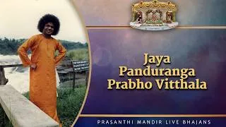 Thumbnail: Jaya Panduranga Prabho Vitthala | Prasanthi Mandir Live Bhajans | Sai Kulwant Hall