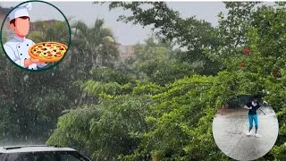Thumbnail: Barish or Pizza | Rain ☔️ & Pizza🍕 | Pratibha Bahuguna Vlogs | Daily Vlogs |