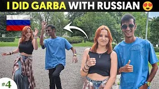 Thumbnail: Super Friendly Girls of Russia 🇷🇺 | Playing Garba Dance with Russian Girl in Moscow City
