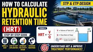 Thumbnail: GATE | How to Calculate Hydraulic Retention Time (HRT) | Hydraulic Retention Time
