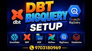Thumbnail: DBT BigQuery Setup || How to Connect GCP BigQuery from DBT
