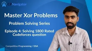 Thumbnail: Equal Xor segments Codeforces rated 1800 | Xor Techniques | Competitive Programming 