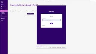 Thumbnail: MapInfo Pro v23.2 - Signing into Precisely Data Integrity Suite