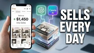 Thumbnail: Canva AI Tutorial: Create & Sell Digital Products