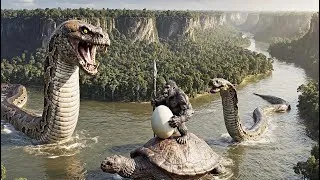 Thumbnail: Prehistoric Humans vs Titanoboa: The Deadliest Battle in Ancient History (Episode 22)!