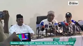 Thumbnail: Gusau defends NFF record, reveals why he resigned