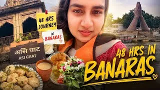 Thumbnail: 48 hrs in Banaras 🔱🕉️ Part - 1 boat ride, ganga aarti, food, exploring ghats 