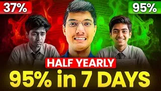 Thumbnail: Class 10 Half Yearly Score 95% in Next 7 Days 🔥