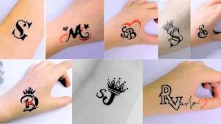 Thumbnail: Cách Vẽ  Hình Xăm Chữ Cái Đôi Đẹp & Ý Nghĩa Nhất Cho Cặp Đôi bằng bút bi  ❤️
