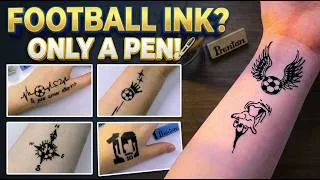 Thumbnail: Every Football Fan Needs These Creative Pen Tattoos! ⚽🔥