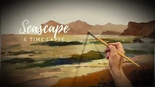 Thumbnail: Мастер-класс | Подмалевок | Морской пейзаж |  Масляная живопись | Часть 1