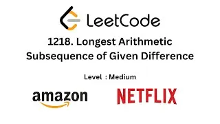 Thumbnail: 1218. Longest Arithmetic Subsequence of Given Difference  | Step by step solution