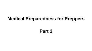 Thumbnail: 12b-Medical for Preppers Net Recording