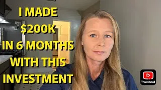 Thumbnail: HOW I MADE $200K IN 6 MONTHS INVESTING