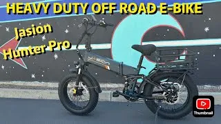 Thumbnail: THIS E-BIKE CAN GO ANYWHERE! JASION HUNTER PRO