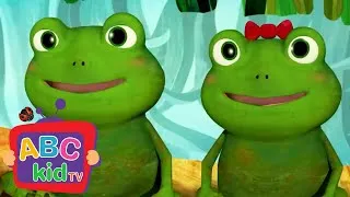 Thumbnail: Five Little Frogs Jumping on the Bed | Preschool Learning - ABC KidTV | Nursery Rhymes & Kids Songs