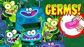 Thumbnail: Kids song WASH YOUR HANDS by Preschool Popstars | hygiene song for kids toddlers and preschoolers