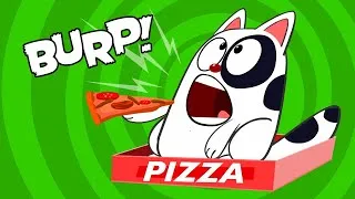 Thumbnail: Kids songs I DIDN'T MEAN TO BURP - funny animated children's music video by Preschool Popstars